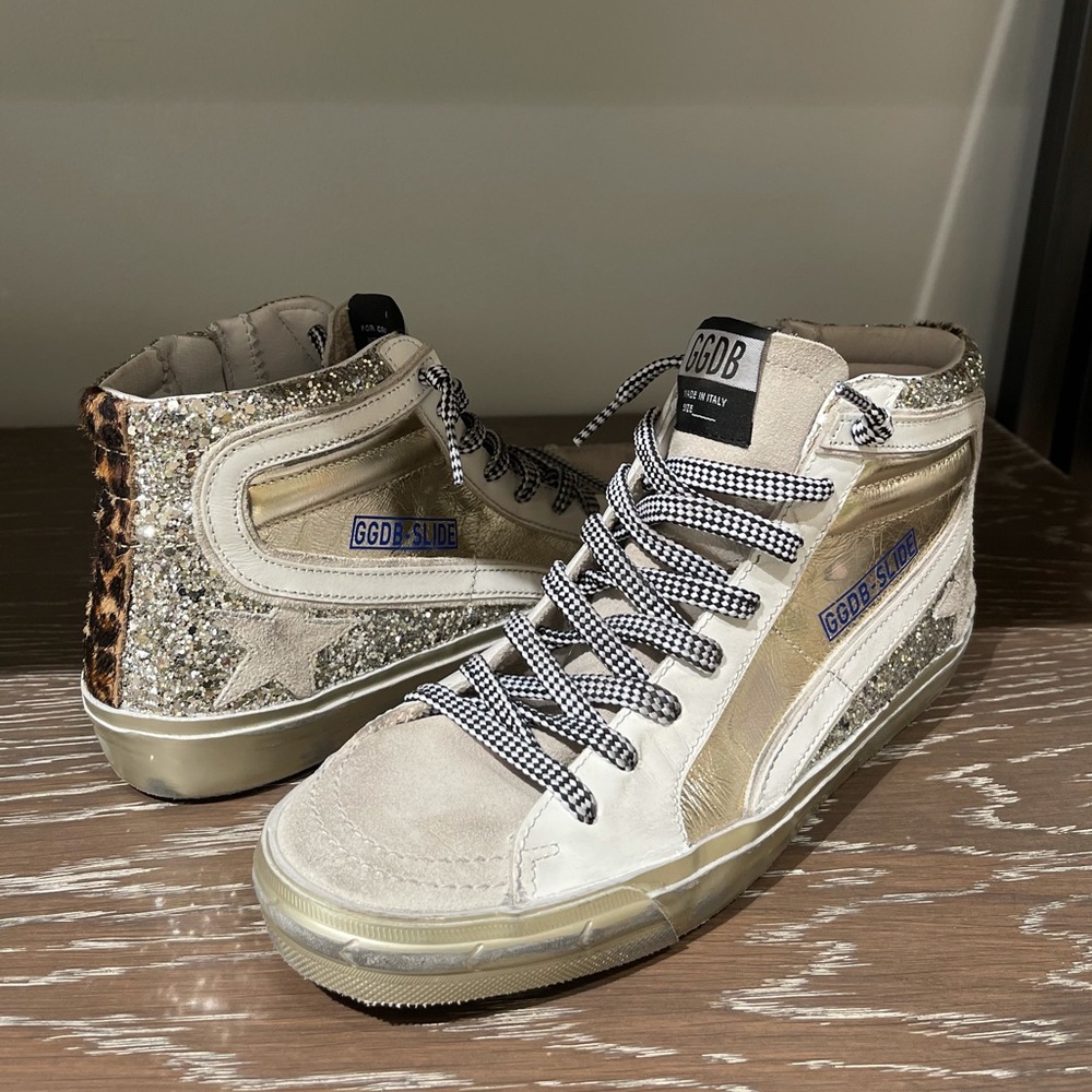Golden Goose High Top Slides